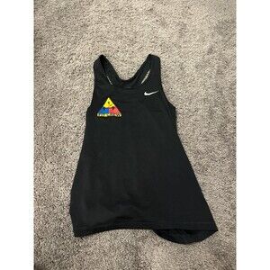 Nike pro black fit crew tank top